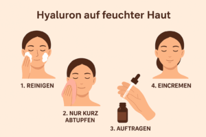 hyaluronanwendung auf feuchter haut hautsache panitz